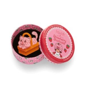 NIB “Cozy Custard Cat” Mini brooch by Erstwilder Released  May 12,2025